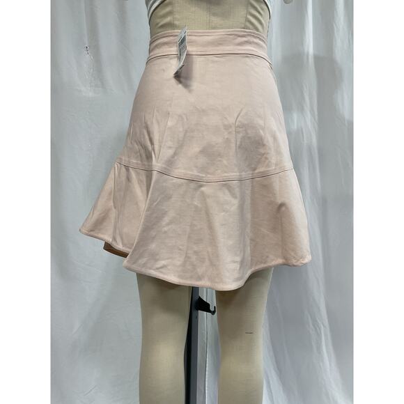 A.L.C. 'Amalie' Pink Linen Denim Wrap Skirt Size 2 - NWT - Picture 3 of 5